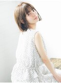 『December』透明感カラーのミニボブ♪
