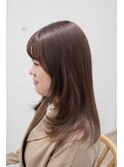 ALLY稲木 髪質改善×ブリーチなしグレージュカラー