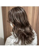 エジョン 八幡山店(Aejon) 大人レイヤーカット白髪ぼかし脱白髪染め40代50代60代