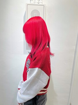 ミュー(Mu) インナーカラー　赤　黒