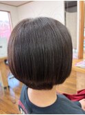 大人可愛いショートボブ