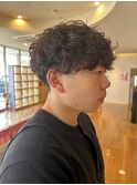 【松尾が作る】【福岡春日】【メンズ】シャドウパーマ
