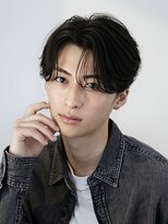 オーシャントーキョー 大阪(OCEAN TOKYO)&nbsp;ワックスなしツーブロックメンズセンターパートニュアンスパーマ