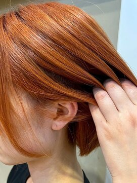 ナチュラル ヘアーデザイニング(Natural hair designing) タンバルモリ/アプリコットオレンジ/カッパーオレンジ/うる艶髪