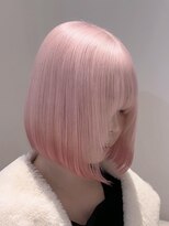 ベレーザ 渋谷(BELEZA)&nbsp;18810_ミルクティーピンクベージュハンサムショートレイヤーボブ