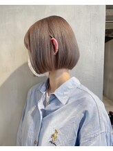 乾かすだけでまとまる。毎日がラクになる大人ボブ♪[甲府/カラー/ブリーチ/髪質改善/縮毛矯正/ボブ/U24]