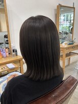 サロン(SALON)&nbsp;レイヤーボブ/オリーブブラウン