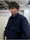 ラフに緩く動くメンズパーマ