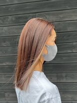 エクファ ヘア シェリル 草津 南草津店(ex-fa hair cherir)&nbsp;ミルクティーブロンド/ダークブルー/デジタルパーマ/南草津