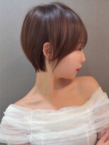 ダム(DaM)&nbsp;ショートボブ髪型20代30代40代50代前髪あり前髪な し面長丸顔