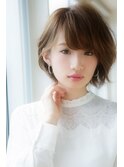 大人可愛い☆ふんわり小顔ショートボブ