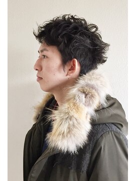 ブリック(BRICK.S) メンズ　ショートパーマ　サイド