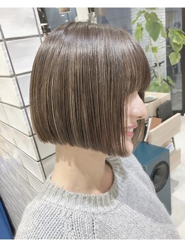 パーク(PAAQ) 【田中智大】切りっぱなしボブ×ミニボブ (ベージュ)