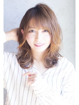 ザ シー 橋本(The C) 【The C 涼】外ハネMIXミディ☆