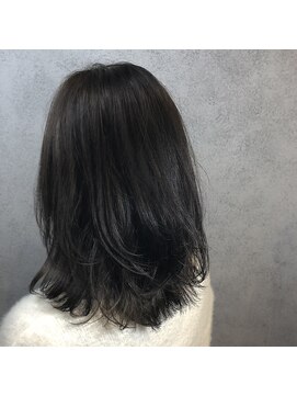 ヘアサロンエムフィス 池袋東口(HAIR SALON M Fe's) 外ハネボブ/アッシュブラウン/ネオウルフ/デザインカラー