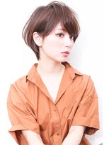 モニカ 西宮北口(Monica)&nbsp;大人かわいいグレージュ小顔ナチュラルショートボブ