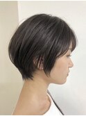 えりあしスッキリ◎大人かわいいショートボブ20代30代40代
