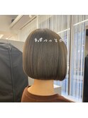 大人気ぱつっとボブ×髪質改善×地毛風ストレート