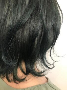 ヘアーコレクトニコ(hair collect nico) カーキーグレージュ×ミディアムレイヤー