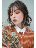 ギークス(GEEKS)&nbsp;【GEEKS渋谷】シースルーバング/イヤリングカラー/ミニボブ/小顔