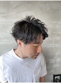 ショートマッシュアップバング