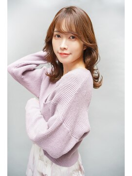 レスピア 銀座(Respia) 大人可愛いミディアムレイヤー【銀座/有楽町】30代40代50代