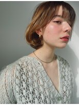 リト 自由が丘(Lit.)&nbsp;【Lit.】シースルーバング・ミルクティーベージュ【担当YUKINA】