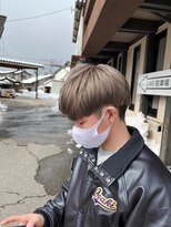 ヘアデザインサロン246&nbsp;パープルベージュ　ショートマッシュ