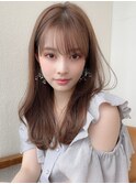 大人かわいい小顔韓国風ヨシンモリベージュカラー KI