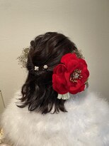 リー 甲子園(Lee) 成人式スタイル ハーフアップ