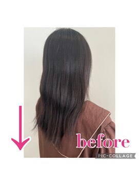 チェルモ 茅ヶ崎(CHELUMO) 縮毛矯正☆before