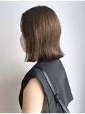 ベージュボブ_大人ガーリーチョコレートプリカール_ba403583
