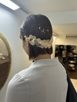 ボブお呼ばれヘアセット
