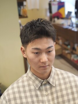 アパッシュ 東光店(Apache) アップバング×テーパーフェード