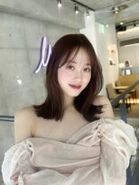 ウェイズ トウキョウ(Ways TOKYO)&nbsp;色っぽ可愛いミディアムヘア　ほんのりピンクベージュ