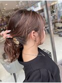 モカベージュポニーテール