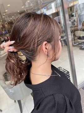 アッシュ 等々力店(Ash) 脱白髪染めハイライト【モカベージュ】