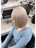 【ケアダブルカラー】カット+ケアブリーチ+ケアカラー￥16000【ケアブリーチ】