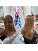 髪質改善ストレート