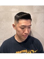 フランクスバーバーリザーブ 人形町店(FRANK’S BARBER RESERVE) 7.3サイドパートスキンフェードH