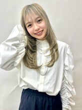 【大塚　夏生】似合わせ力抜群！トレンドの中心Z世代だから出来る新しい視点からの提案を。