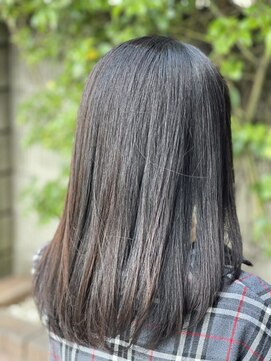 アクアマリン8810 ハチハチイチゼロ(AQUA MARINE 8810) アンブレラカラー/こなれミディ/イメチェン/前髪/北習志野