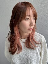 クラルス バイ アルティナ 溝の口店(Clarus by artina)&nbsp;アプリコットオレンジ/インナーカラーピンク/インナーカラー