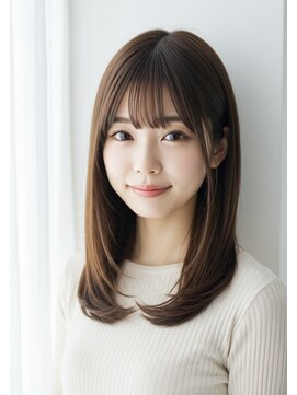 ペイジバイネオリーブ 吉祥寺店(Paige by Neolive) アプリコットオレンジ/ハイライトカラー/くびれヘア/吉祥寺