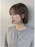 サイドバングで隙間を埋めるタッセルカット/タンバルモリ