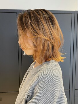 キャンバス 川崎(canvas.) オレンジベージュ/髪質改善カラー/オージュア/川崎