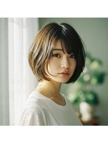 コトナ 越谷店&nbsp;越谷駅近く 大人女性向け上品ショートボブ×チャコールグレー