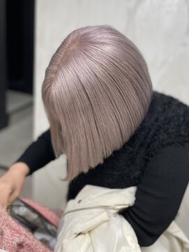 セレーネヘアーレイズ 梅田店(Selene hair Raise) ボブ × 透明感グレージュ