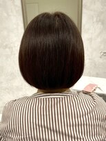 アネヘアー(annee hair)&nbsp;髪質改善トリートメント×大人可愛い丸みボブ艶カラー透明感