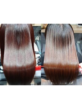 髪質改善トリートメントの最先端"ウルトワトリートメント"導入*艶と潤いに満ちた毛先まで指通りの良い髪に*